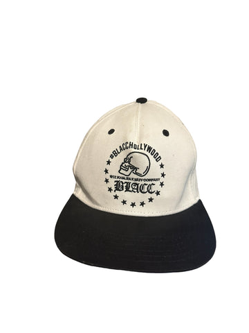 Rare Neff Wiz Khalifa Blacc Hollywood Skull Logo Snapback Hat