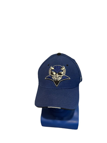 DUKE University BLUE DEVILS Embroidered Mascot Logo Strapback Hat Blue Wool