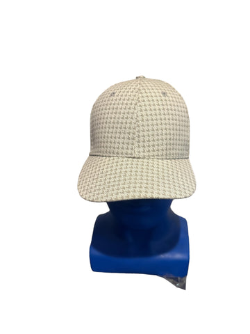 Adidas Golf Houndstooth Snapback Hat Cap Gray Adjustable