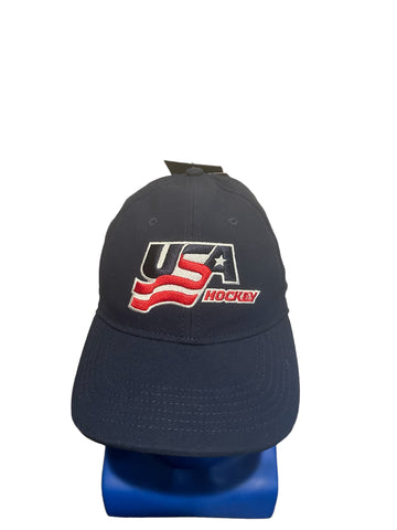 nike golf legacy 91 usa hockey embroidered logo aired adj strap hat nwt
