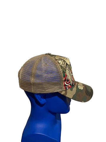 thorns brand Embroidered Tattoo Style Logos Camo trucker hat snapback