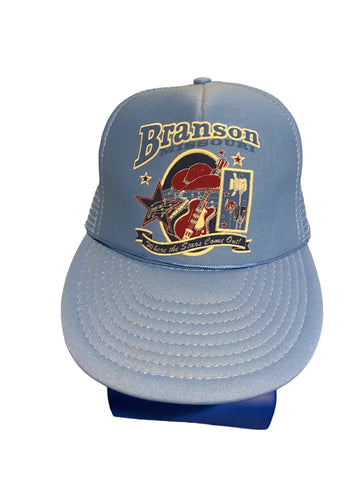 vintage branson missouri where the stars come out trucker hat snapback