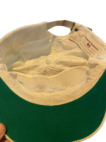 Vintage Copper Mountain Embroidered Script And Logo Corduroy Rope Hat Snapback