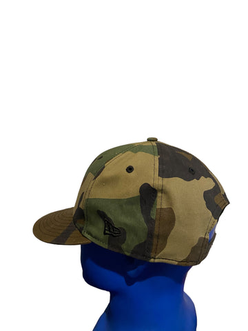 new era snapback super farm and leaf logo embroidered camo hat