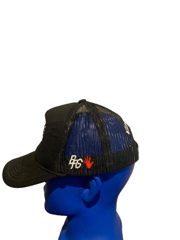 Sole Mates Fiver Embroidered Script Logo Wild Free On Back Trucker Hat Snapback