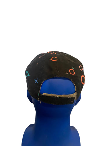 vintage 95 sony Playstation promotional REVERSIBLE adjustable strap 5 panel hat