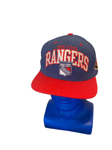 mitchell & ness vintage hockey nhl new york rangers snapback hat