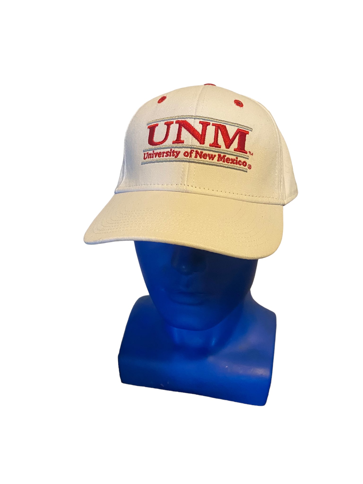 the game unm university of new mexico embroidered script hat snapback