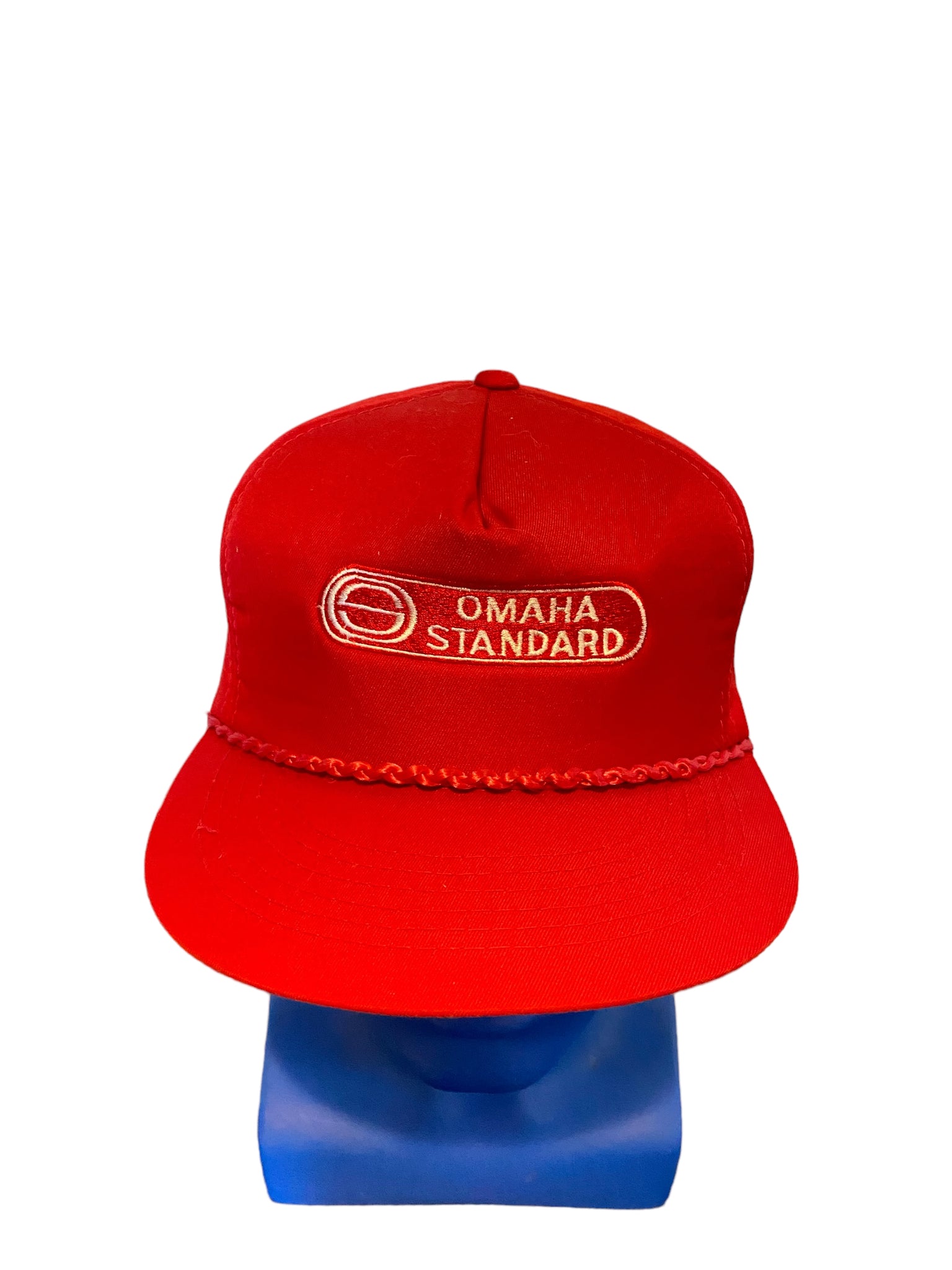 Omaha Standard Snapback Hat VTG Foam Front Rope Cap Trucker Adult