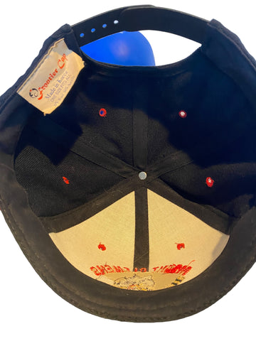 Vintage Frontier Caps Mount Clemens Hockey Embroidered Script And Logo Snapback