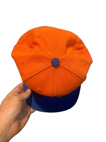 Mitchell & Ness York Knicks Hat Hardwood Classic Sharktooth  Orange/Blue NBA