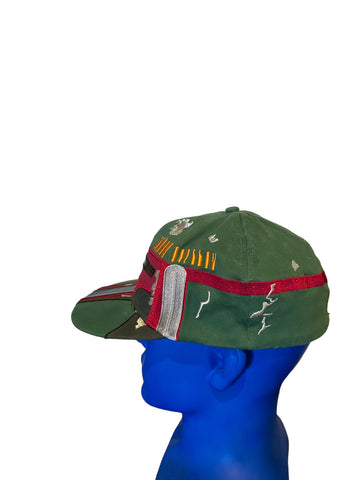 Star Wars Mandalorian BOBA FETT Helmet Design Tek Flex Cap Hat size m