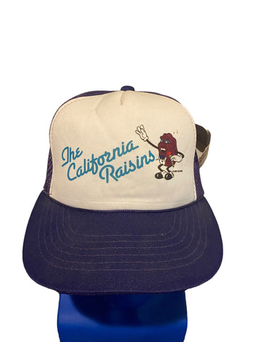 VINTAGE The California Raisins 1987 Snap Back Mesh Hat Cap NEW with TAGS (read)
