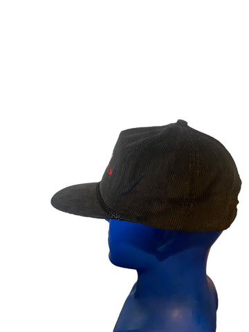 vintage energy suspension embroidered script corduroy hat adjustable strap
