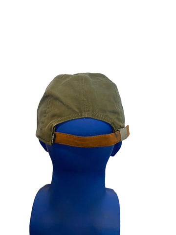 Skateboard Vans Off The Wall 5 Panel Hat Cap Camper Hat Army Green / Brown