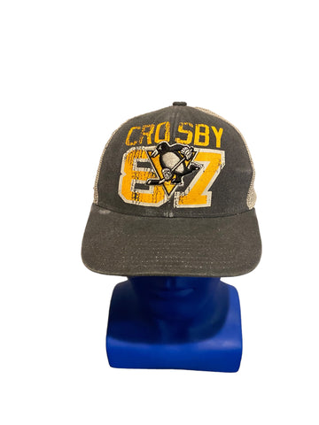 adidas nhl pittsburgh Penguins Crosby 87 Trucker Hat Snapback
