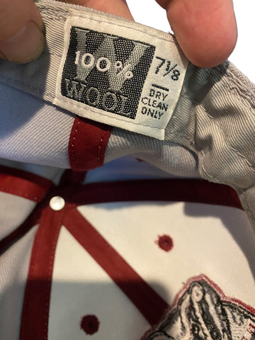 top of the world 100% Alabama crimson tide patch fitted hat size 7 1/8