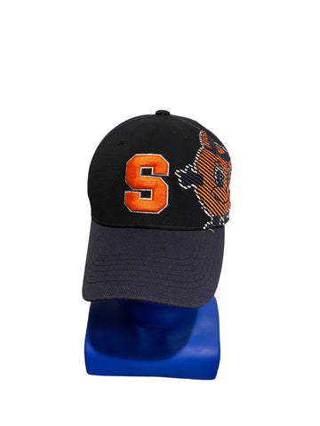 top of the world syracuse orange embroidered logo and s onefit l/xl curved brim hat
