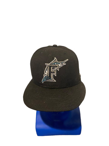 Vintage florida marlins Hat Old Logo 1997 World Series Fitted Hat 7 1/8