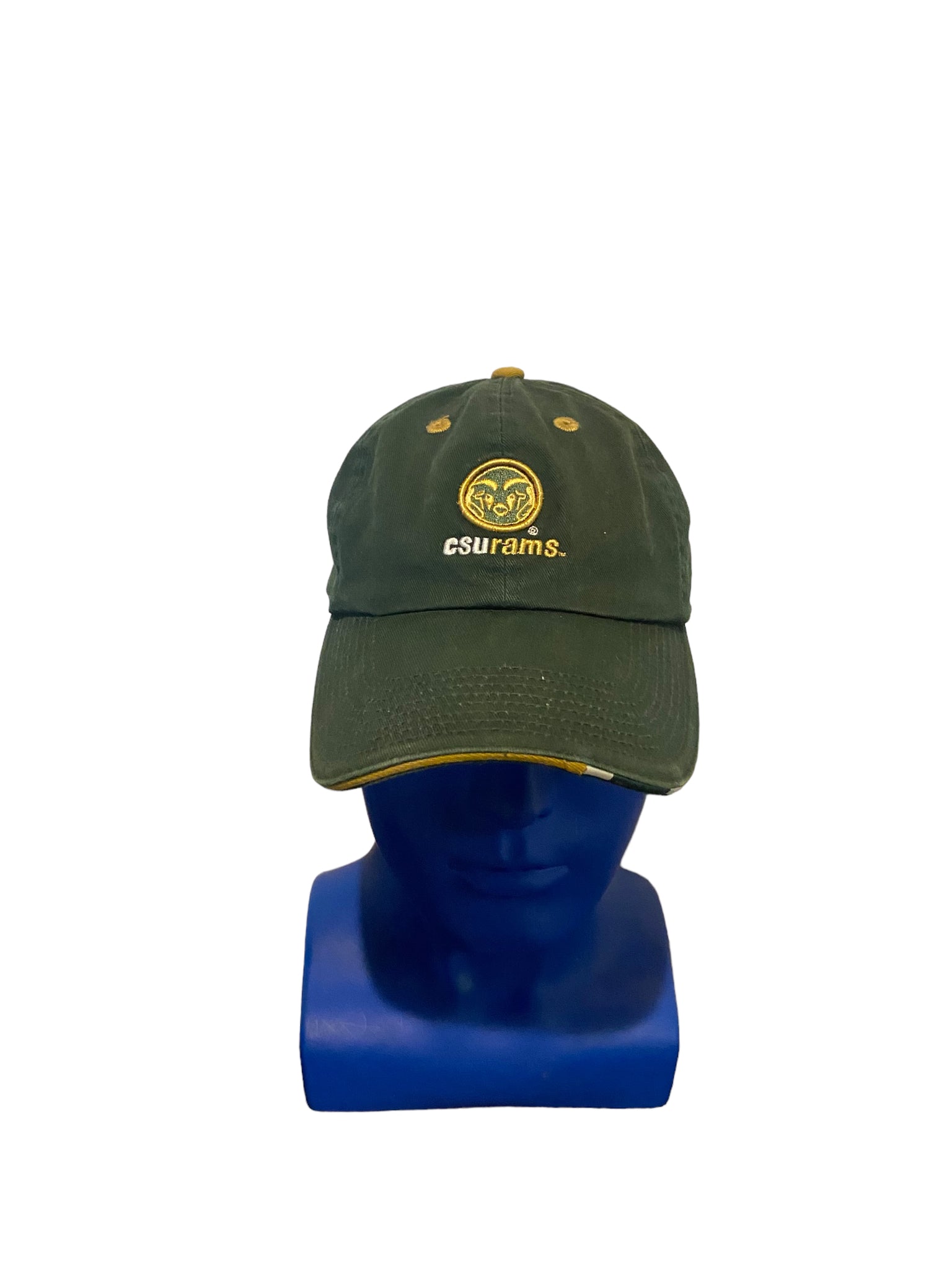 Headwear By the game csu rams embroidered script logo adjustable strap dad hat