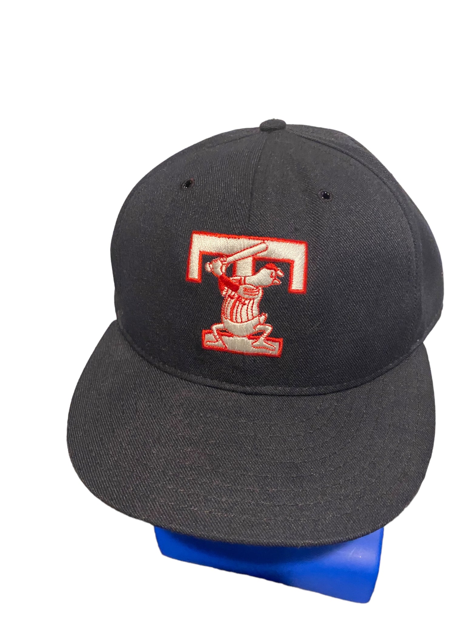vintage pro line cap minor league embroidered toldeo mud hens logo hat size 8