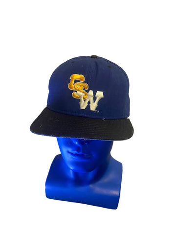 vintage new era dupont NBA Golden State Warriors Gsw Script Snapback Hat (read)