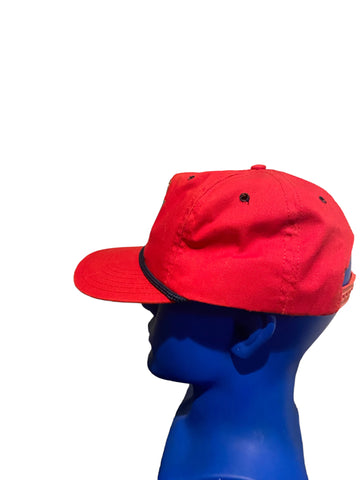 Vintage rare 1991 Bug Bunnys Golf Snapback red hat black rope acme clothing