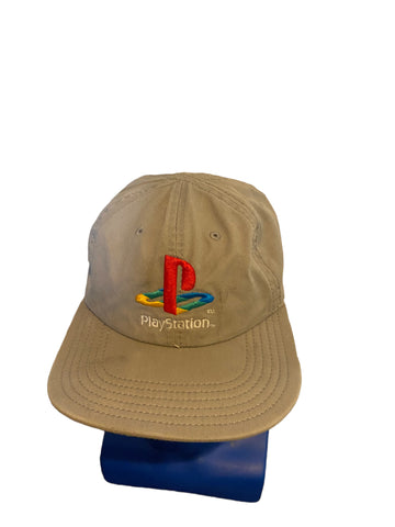 vintage 95 sony Playstation promotional REVERSIBLE adjustable strap 5 panel hat