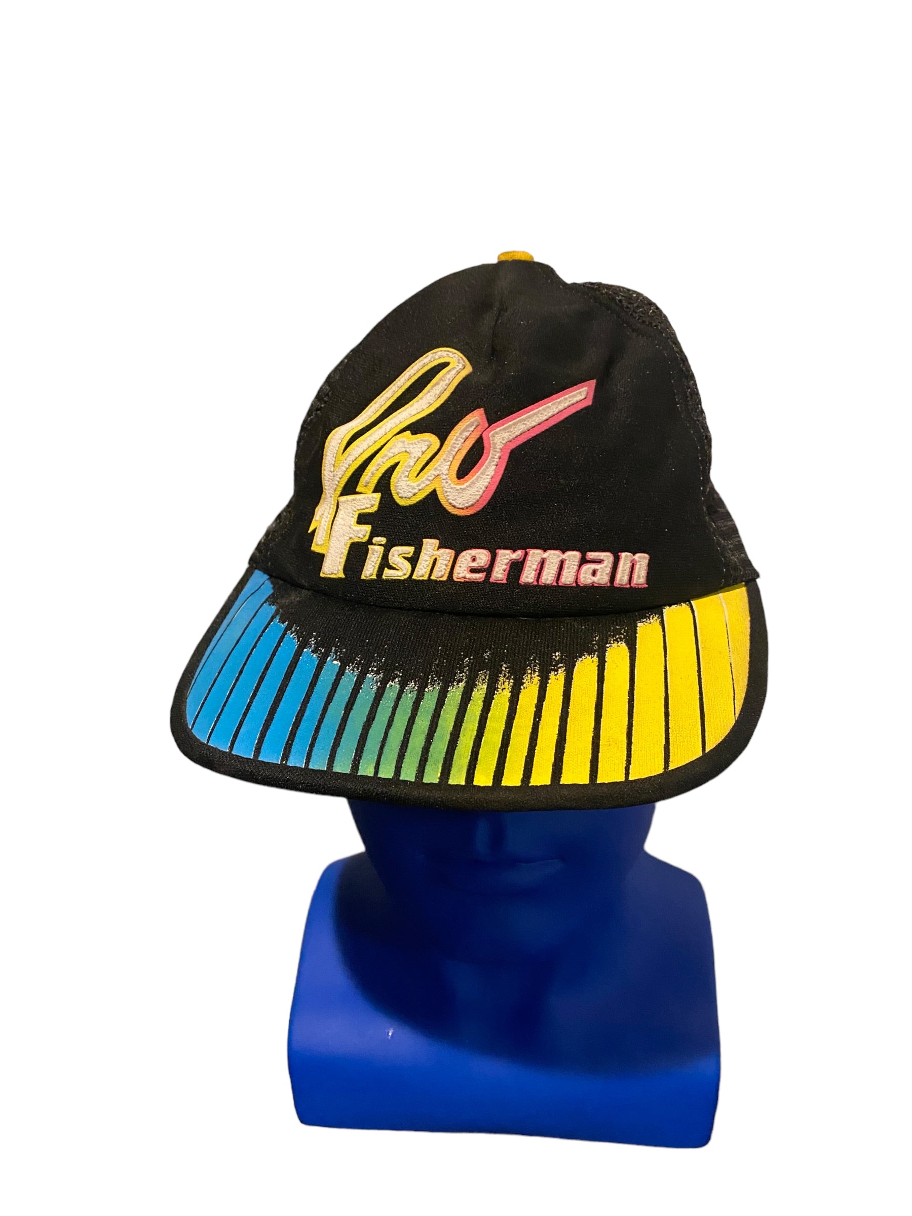 Vintage pro fisherman trucker hat snapback with long bill - Altezahan