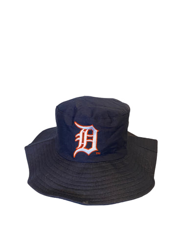 Detroit Tigers  mlb Bucket Hat National Coney Island ~ Pre-owned dark blue