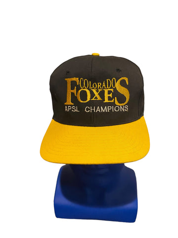 Vintage colorado foxes apsl champions script snapback hat (read description)