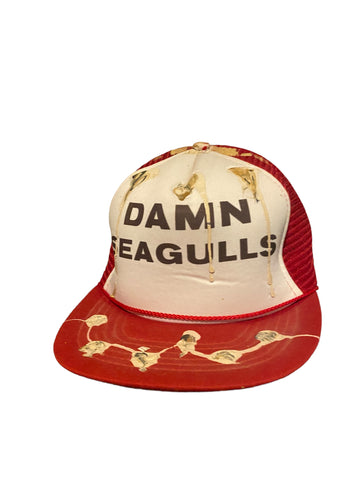 Lol Damn Seagulls Hat Cap Mesh Snapback Adjustable Vintage