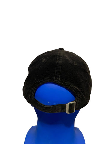 chemist creations c2h4 black corduroy hat adjustable strap