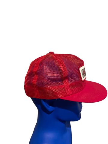 vintage k product fratco patch red trucker hat snapback