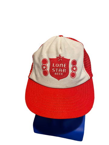 Vintage lone star beer trucker hat snapback