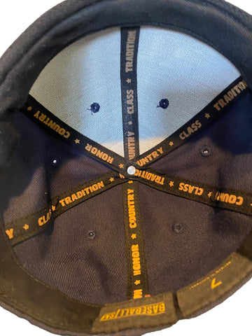 baseballism jobu logo embroidered fitted size 7 hat