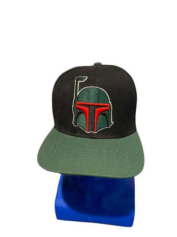 Star Wars Boba Fett Bounty Hunter Mandalorian Crest Stitch Snap Back Hat Cap