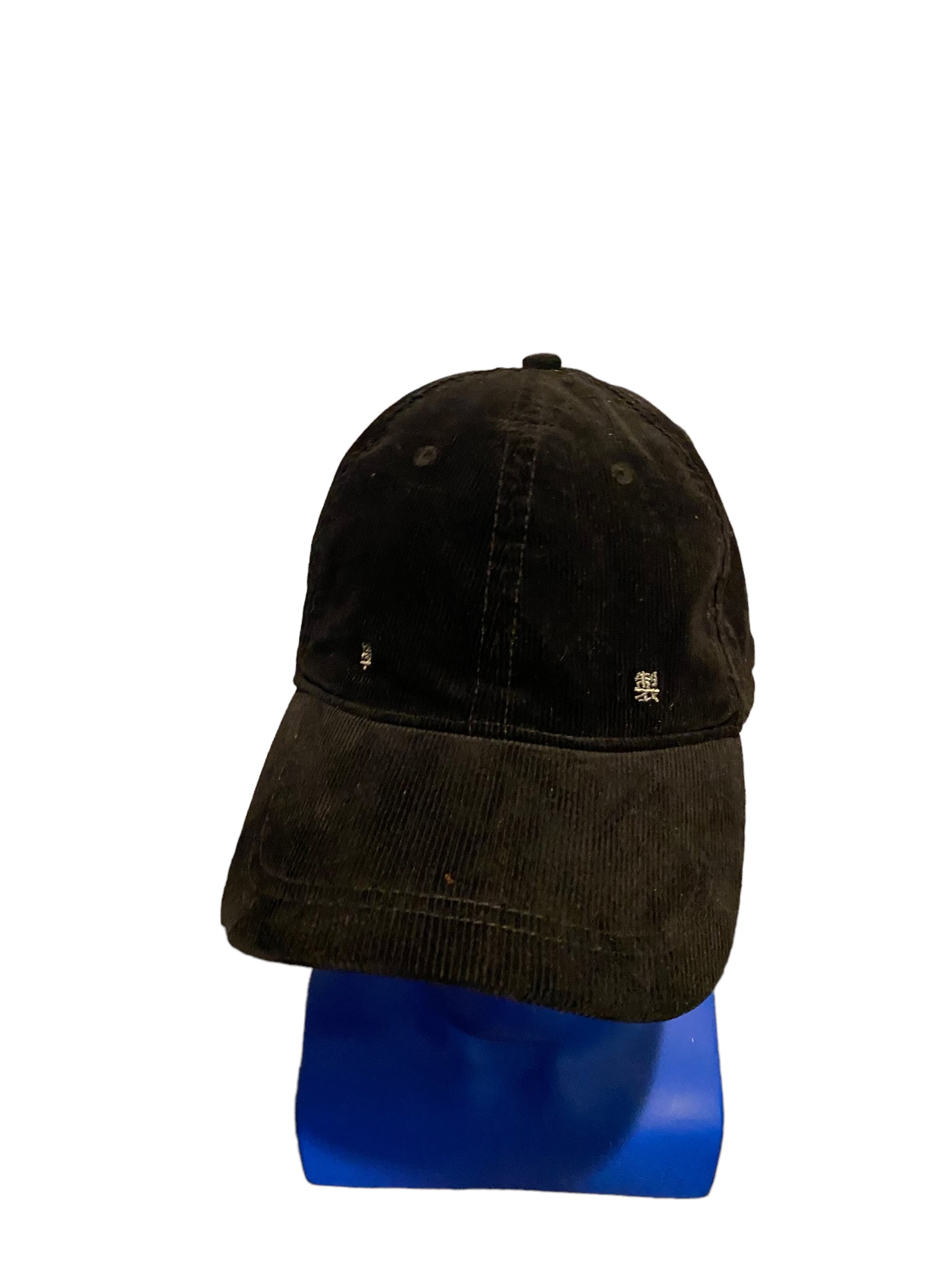 chemist creations c2h4 black corduroy hat adjustable strap