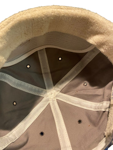 Vintage BERKLEY Trilene Big Game Patch Adjustable Trucker Hat Gray Made In USA