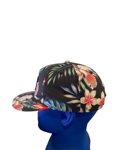Truly Hard Seltzer SnapBack Hat Hawaiian Floral Tropical Unisex Adjustable Cap