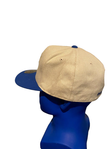 mitchel & ness hi crown fitted size 7 3/8 new york Knicks canvas and blue color