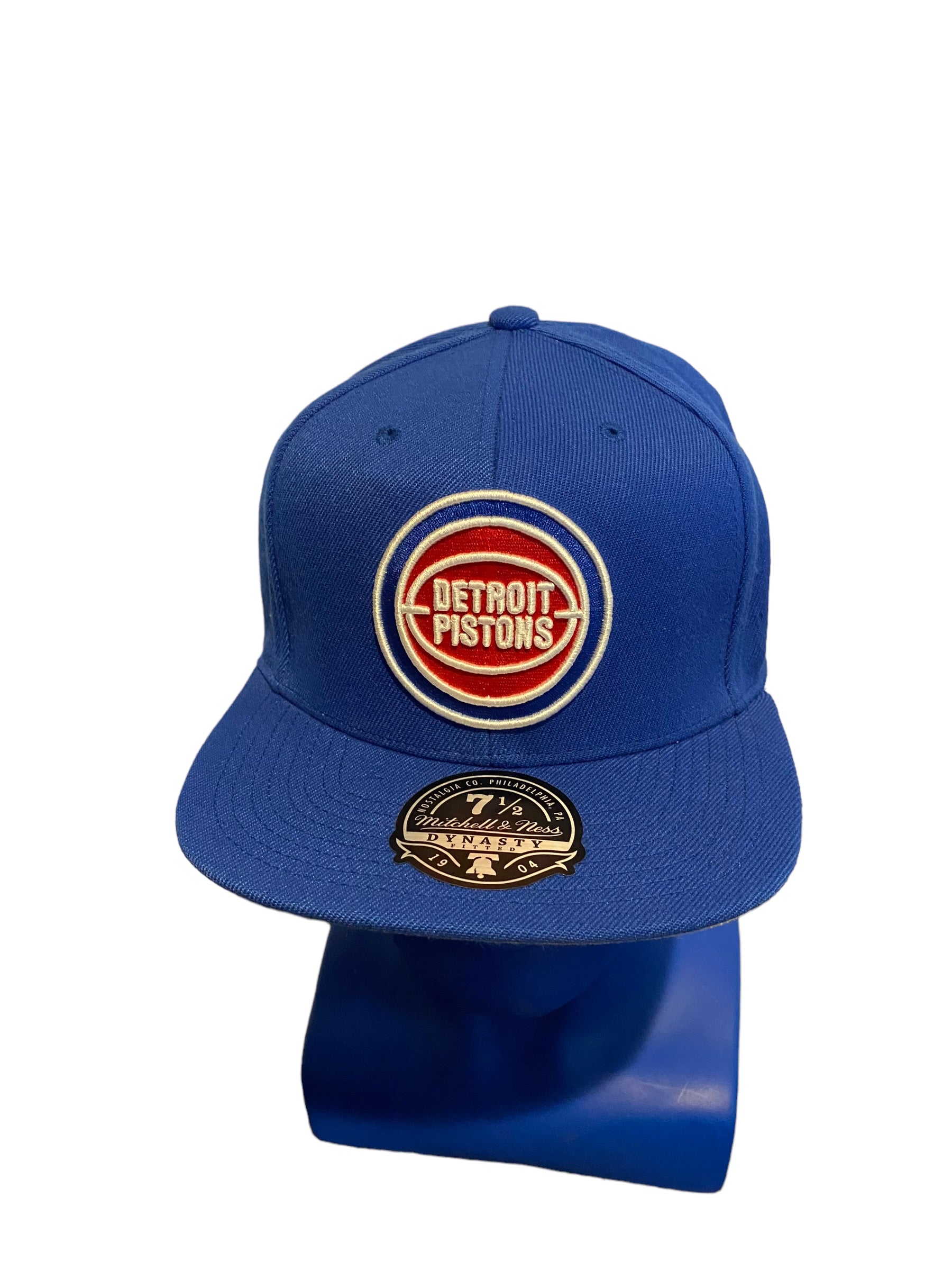 mitchell ness dynasty fitted hat 7 1/2 detroit pistons 1989 nba finals