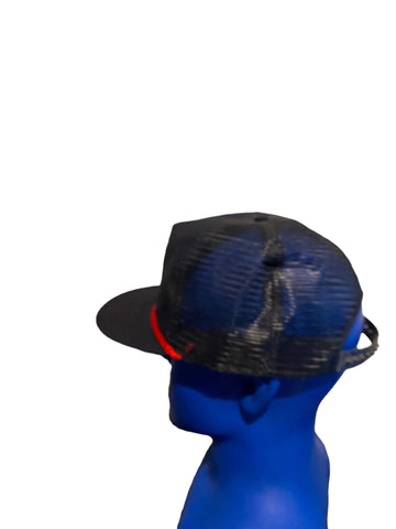 vintage apt embroidered red rope dark blue trucker hat snapback