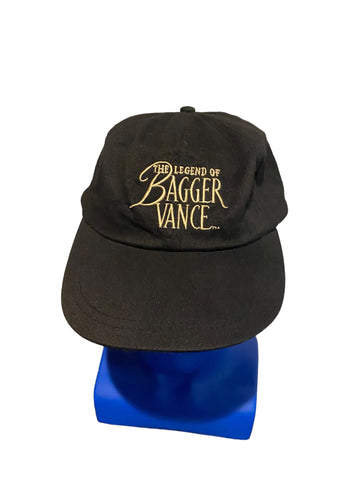 the legend of bagger vance embroidered script long brim adjustable strap hat