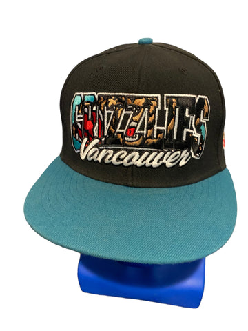 47 brand hardwood classics vancouver grizzlies embroidered script with logo