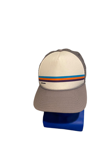 Patagonia Men's Tan Striped Ball Cap trucker hat snapback