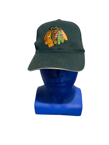 NHL Chicago Blackhawks Kick 10 Adjustable NHL Hat miller lite on side
