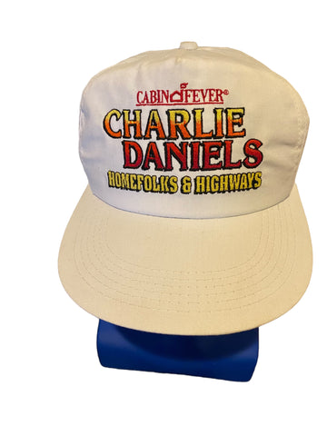 vintage k products cabin fever charlie daniels homefolks & highways snapback hat
