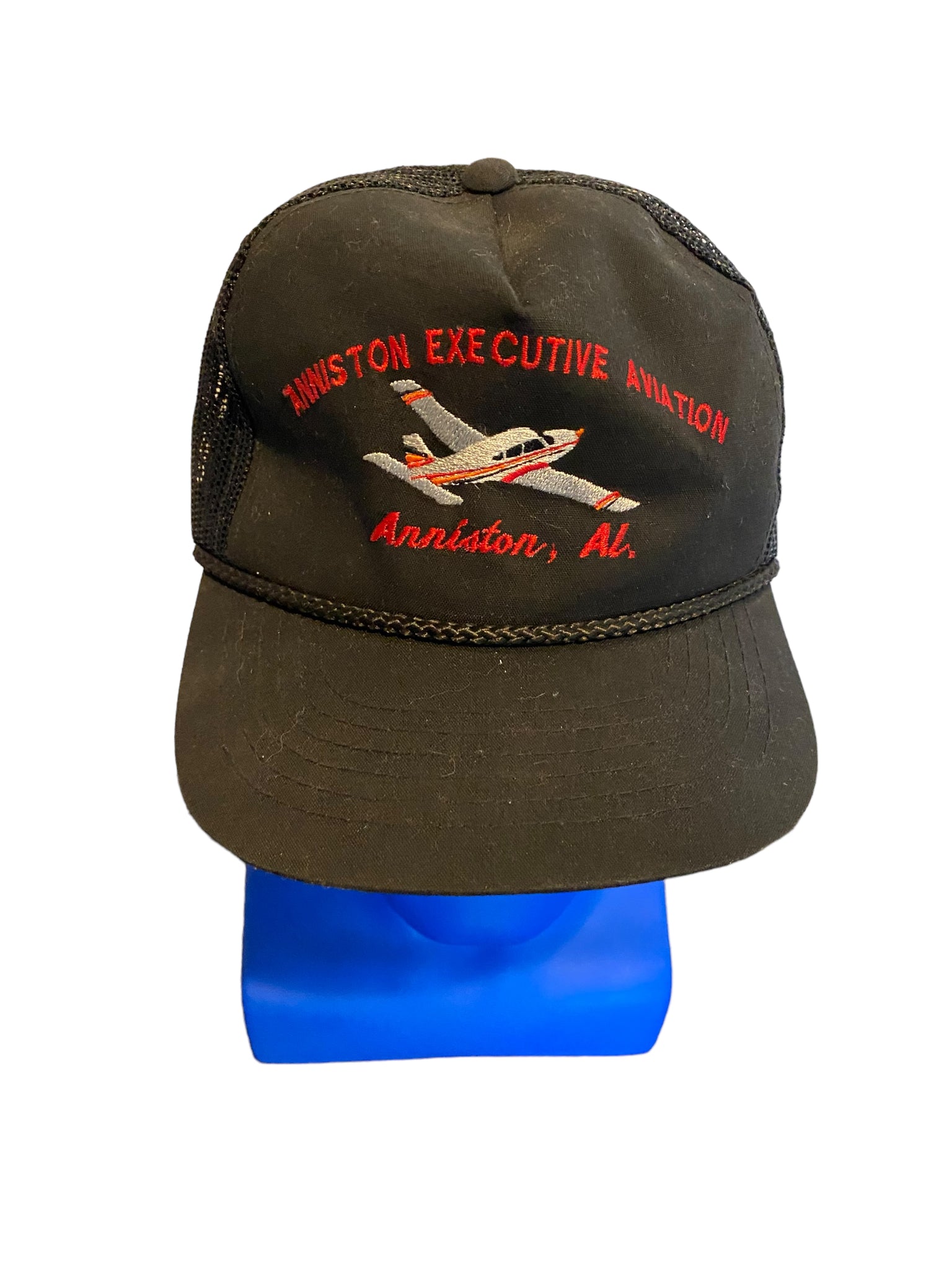 Vintage Anniston executive aviation anniston, AL embroidered snapback hat