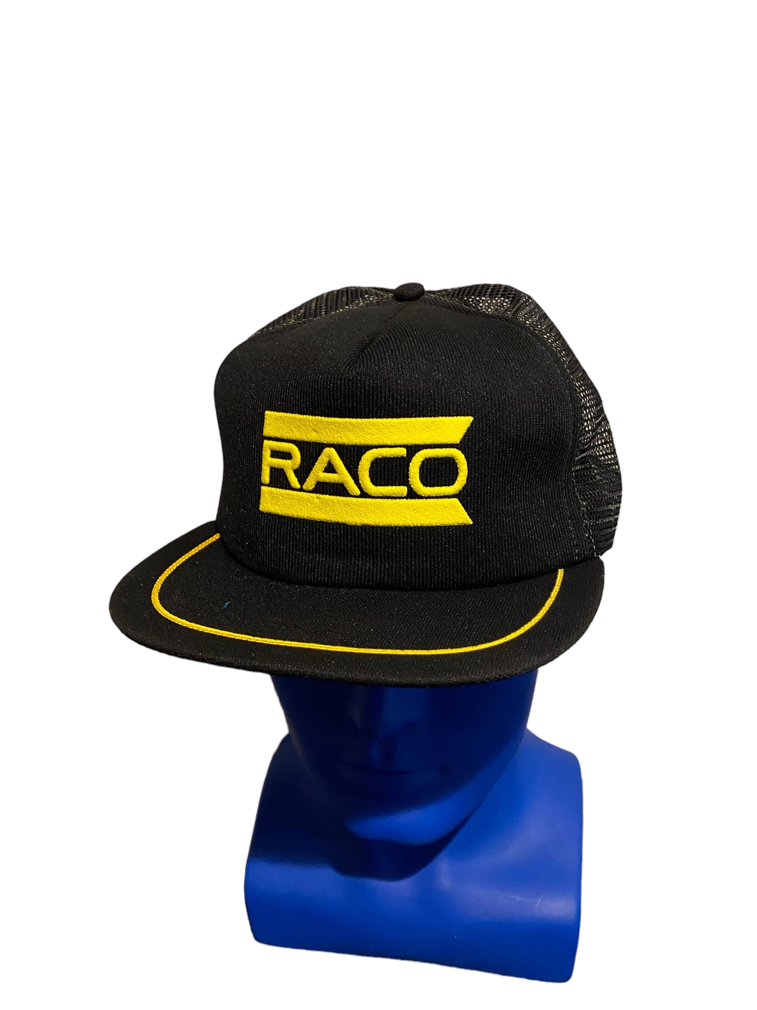 RACO Hat Vintage Snapback Foam Front Cap 3D Puff Print Trucker USA Made